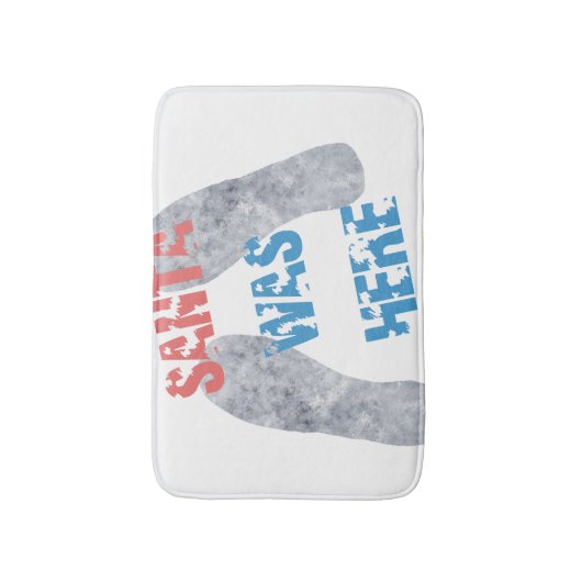 Santa war hier badematte (Vorderseite Vertikal)