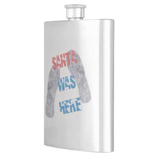 Santa war hier flachmann (Links)