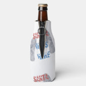 Santa war hier flaschenkühler (Flasche Rückseite)