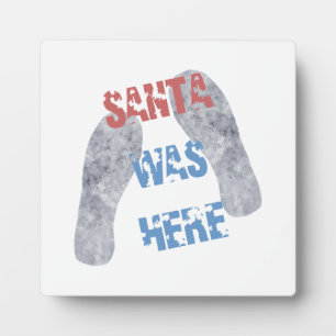 Santa war hier fotoplatte