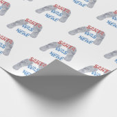 Santa war hier geschenkpapier (Ecke)