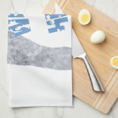 Santa war hier handtuch (Viertel Falte)