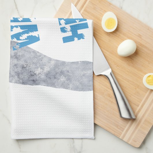 Santa war hier handtuch (Viertel Falte)