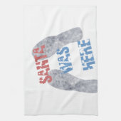 Santa war hier handtuch (Vertikal)