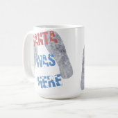Santa war hier kaffeetasse (Vorderseite Links)