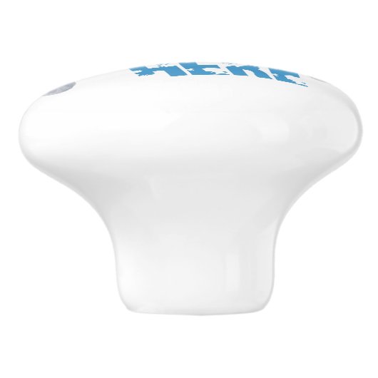 Santa war hier keramikknauf (Seitenansicht)