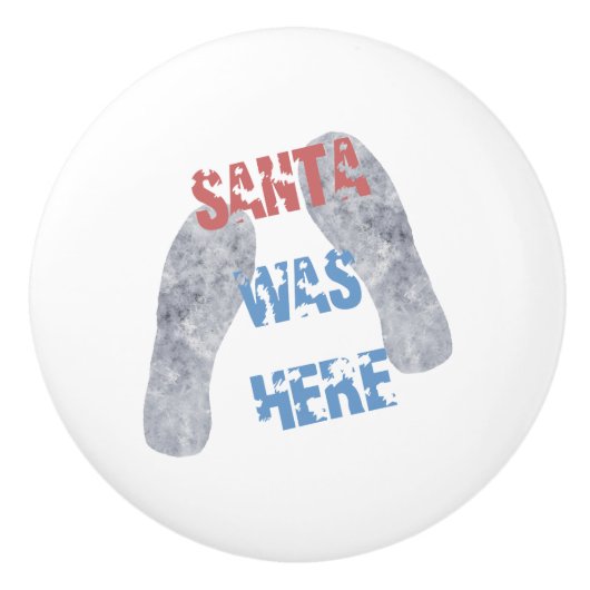 Santa war hier keramikknauf (Vorderseite)