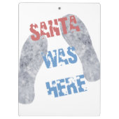 Santa war hier klemmbrett (Rückseite)