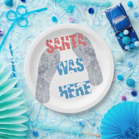 Santa war hier pappteller (Party)
