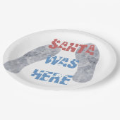 Santa war hier pappteller (Schrägansicht)