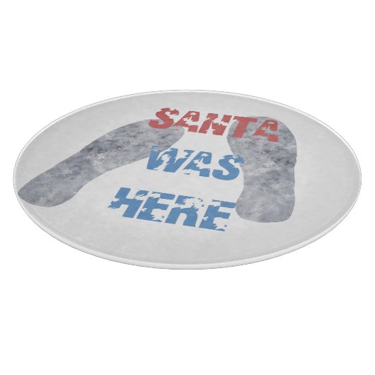 Santa war hier schneidebrett (Ecke)