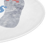 Santa war hier schneidebrett (Ecke)