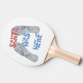 Santa war hier tischtennis schläger (Seitenansicht)