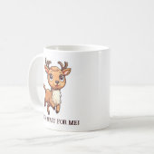 Santa, warte auf mich! kaffeetasse (Vorderseite Links)