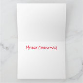 Santa Waving Old 1941 Rusty Hotrod Coupe Karte (Innenseite)