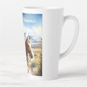 Santa Wearing Cowboy Hat und Reitpferd Milchtasse (Rechts)