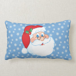Santa Wearing Glasses Pillow Lendenkissen