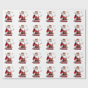 Santa Weihnachten Santa Claus japanische Kunst Sam Geschenkpapier