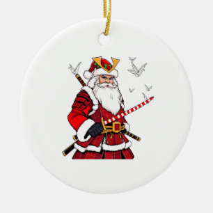 Santa Weihnachten Santa Claus japanische Kunst Sam Keramik Ornament