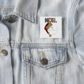 Santa Weihnachten T - Shirt und Geschenke Button (Beispiel)