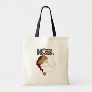 Santa Weihnachten T - Shirt und Geschenke Tragetasche