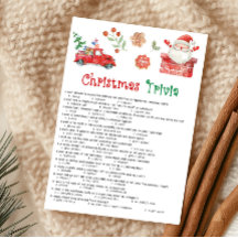Santa Weihnachts-Quiz-Spiel