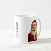 Santa-Weihnachtsbecher Kaffeetasse (VorderseiteRechts)
