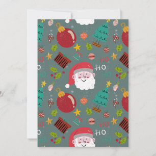 Santa-Weihnachtsfeier-Einladung Einladung