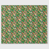 Santa Weihnachtsgopher Geschenkpapier (Flach)