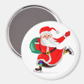 Santa Weihnachtsmagnet Magnet (Vorderseite/Rückseite)