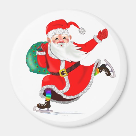 Santa Weihnachtsmagnet Magnet (Vorne)