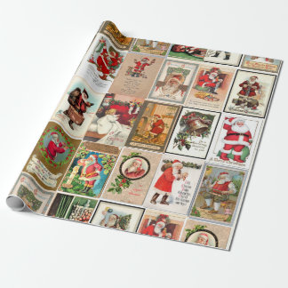 Santa-Weihnachtspapier Geschenkpapier