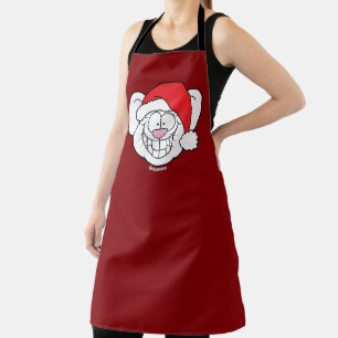 Santa Weiße Weihnachten Maus Screwball Grafiken Schürze