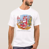 Santa Wet Männer Weißer T - Shirt (Vorderseite)