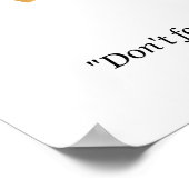 Santa Wet mattes Poster (Ecke)