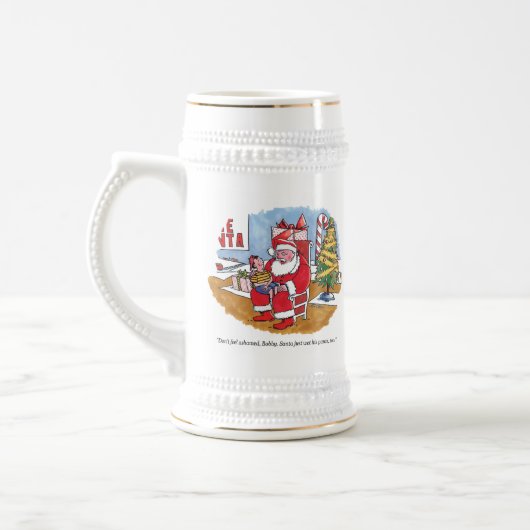 Santa Wet, rechts Bierglas (Links)