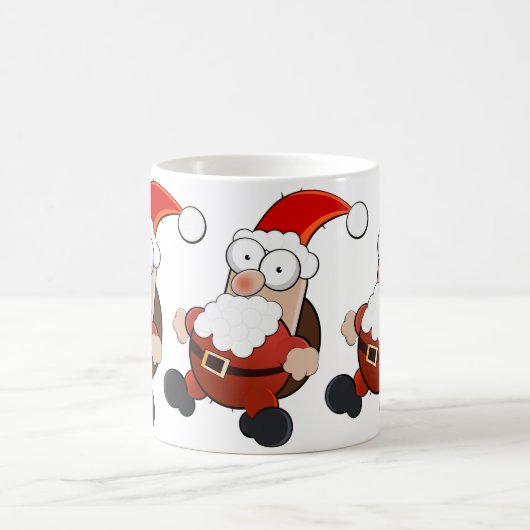 Santa White Coffee Tasse (Mittel)