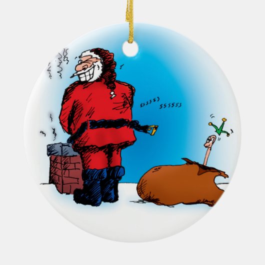 Santa Whiz Ornament (Hinten)