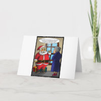 Santa & Wiki Leaks Funny Gifts T-Shirts & Karten