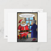 Santa & Wiki Leaks Funny Gifts T-Shirts & Karten (Vorne/Hinten)