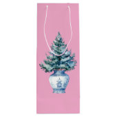 Santa Wine Gift Bag Geschenktüte Für Weinflaschen (Rückseite)