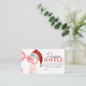 Santa Winter Baby Duwer Windelwecke Begleitkarte (Stehend Vorderseite)