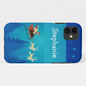 Santa Winter Scene iPhone 5 BT Fall Case-Mate iPhone Hülle (Rückseite (Horizontal))