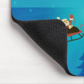 Santa Winter Szene Mousepad (Ecke)