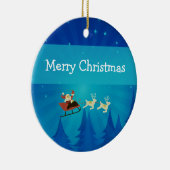 Santa Winter Szene Ornament (Rechts)