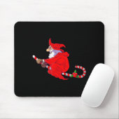 Santa Witch Candy Cane Christmas Santa Hat Funny C Mousepad (Mit Mouse)