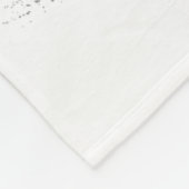 Santa With Bigfoot Christmas Lights Funny Sasquatc Fleecedecke (Ecke)