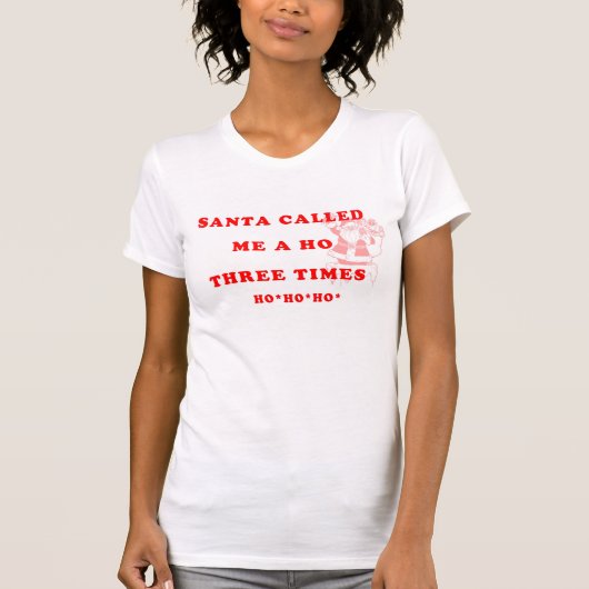 Santa Women's Jersey T - Shirt (Vorderseite)