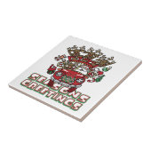 Santa Woody und sein Weihnachtsmann-Cartoon Fliese (Seite)