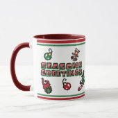 Santa Woody und sein Weihnachtsmann-Cartoon Tasse (Links)
